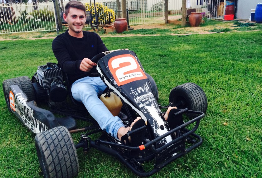 Loxton's Brett Manuel is ready to race. Image: supplied