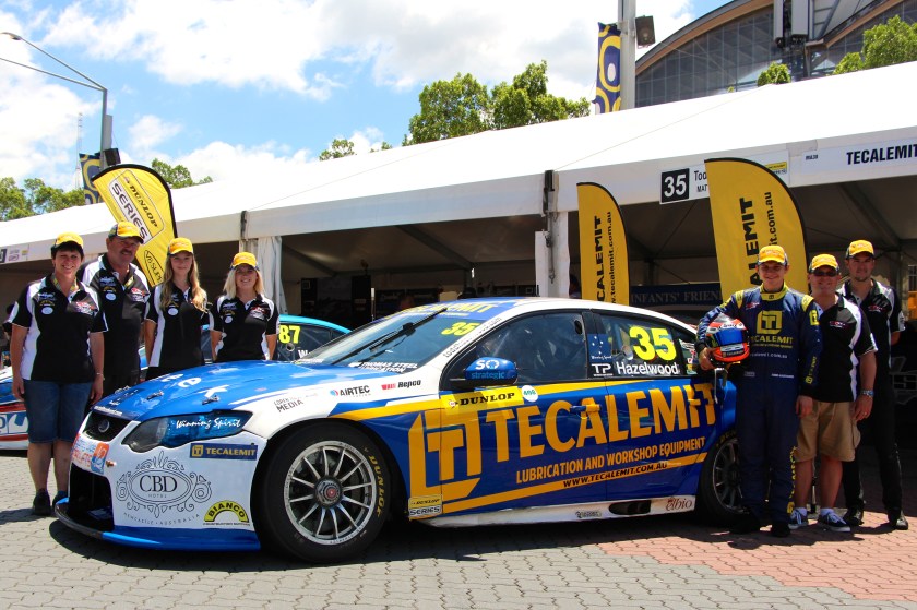 Todd Hazelwood Racing team at the Sydney NRMA 500